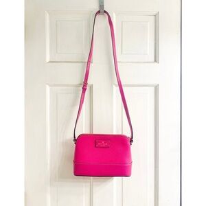 Kate Spade Hot Pink Leather Crossbody Bag